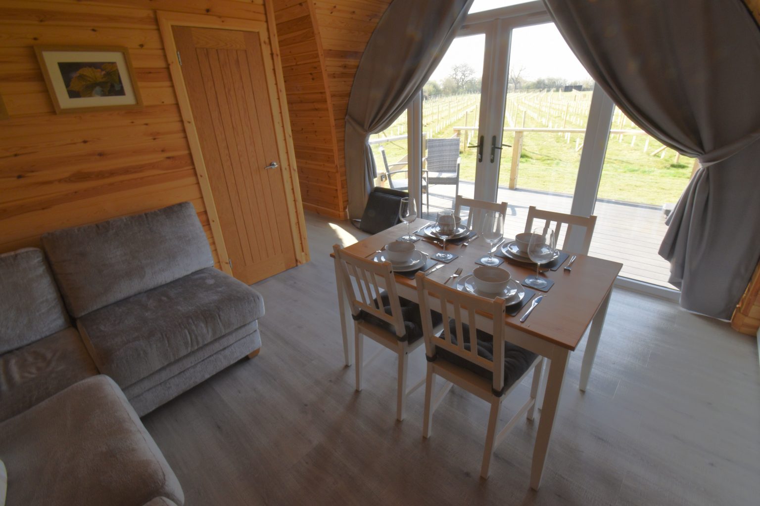 Nottingham's Luxury Vineyard Glamping Pods - Wolds Wine Estate
