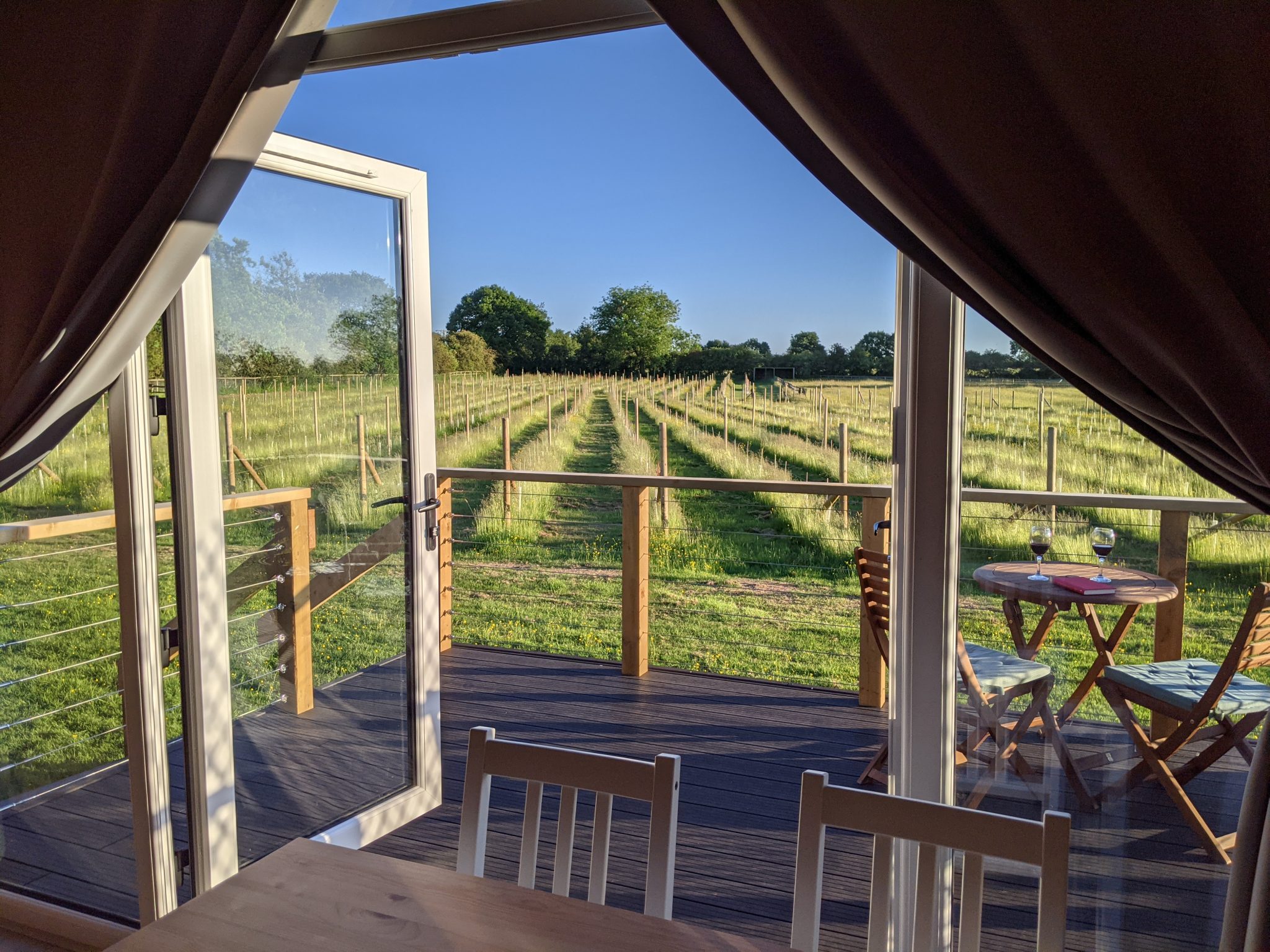 Nottingham's Luxury Vineyard Glamping Pods - Wolds Wine Estate