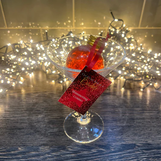 Cocktail in a Bauble, Shimmering Cosmo, 100ml