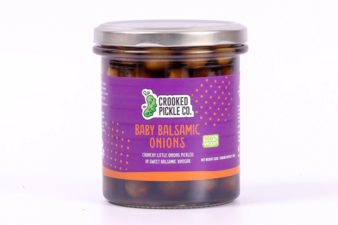 Crooked Pickle Co. Baby Balsamic Onions, 280g