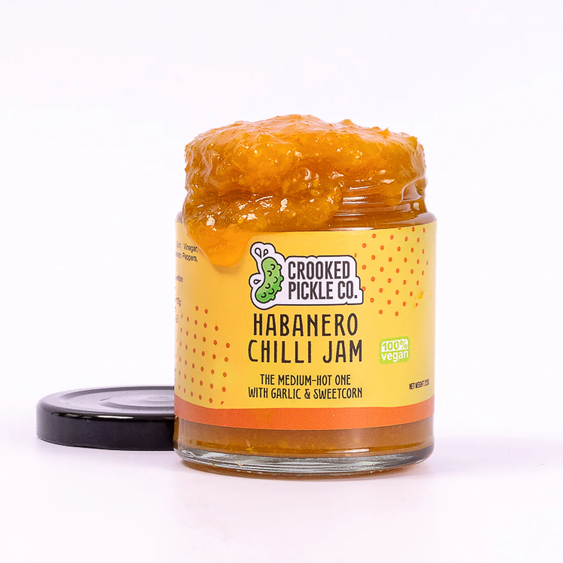 Crooked Pickle Co. Habanero Chilli Jam, 200g - Image 3