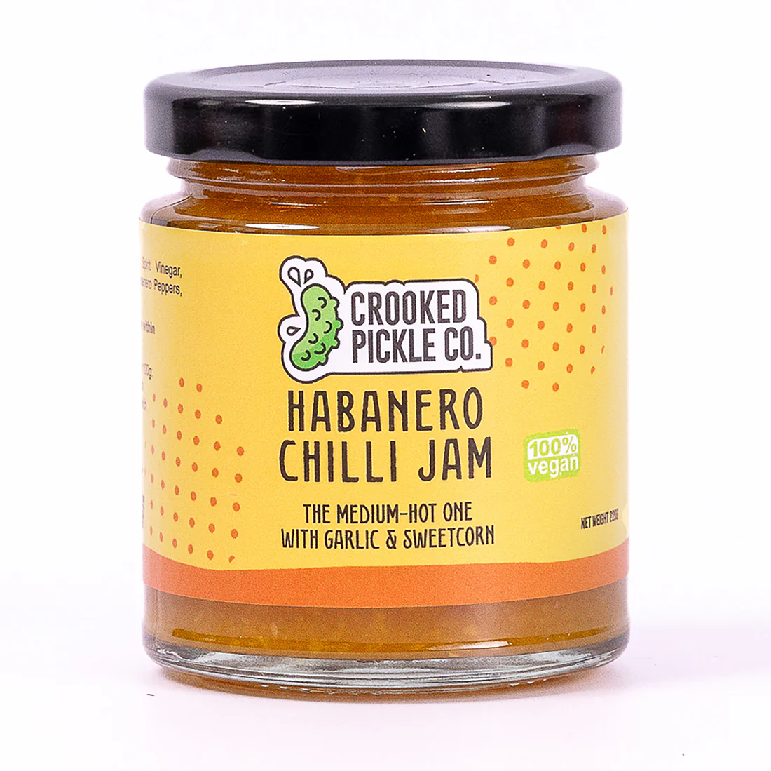 Crooked Pickle Co. Habanero Chilli Jam, 200g