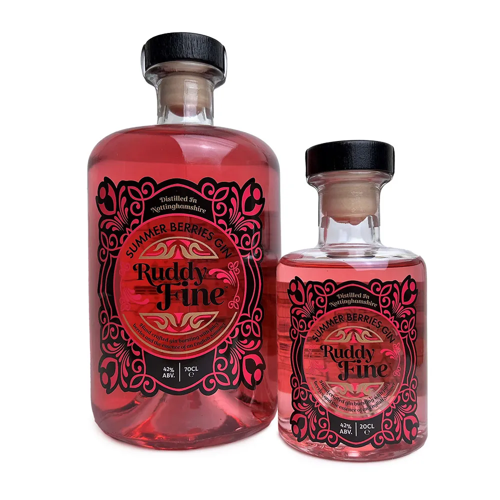 Ruddy Fine Summer Berries Pink Gin 70cl - Image 2